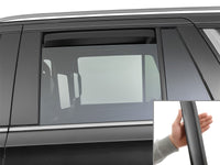 WeatherTech 21-26 Cadillac Escalade Rear Rear Side Window Deflectors - Matte Blk