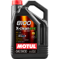 Motul 5L Synthetic Engine Oil 8100 X-Clean 5W30
