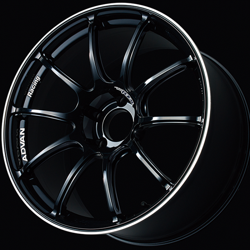 Advan RZII 16x5.5 / +38 Offset / 4x100 / 63mm Bore / Racing Gloss Black and Ring