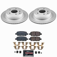 Power Stop 14-17 Nissan Juke Rear Z23 Coated Brake Kit