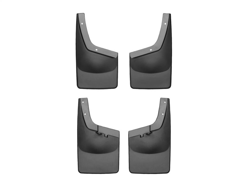 WeatherTech 11+ Ford F250/F350/F450/F550 No Drill Mudflaps - Black