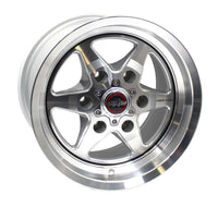 Race Star 93 Truck Star 15x10 / 6x5.50 BC / 6.63 BS / 28 Offset / 78.10 Bore / Silver/Machined Wheel