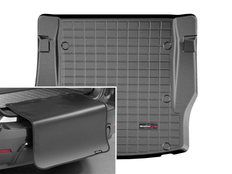 WeatherTech 2014+ BMW 2-Series Coupe Cargo Liner w/ Bumper Protector - Black