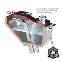 Mishimoto 11+ Ford 6.7L Powerstroke Secondary Expansion Tank - Micro-Wrinkle Black