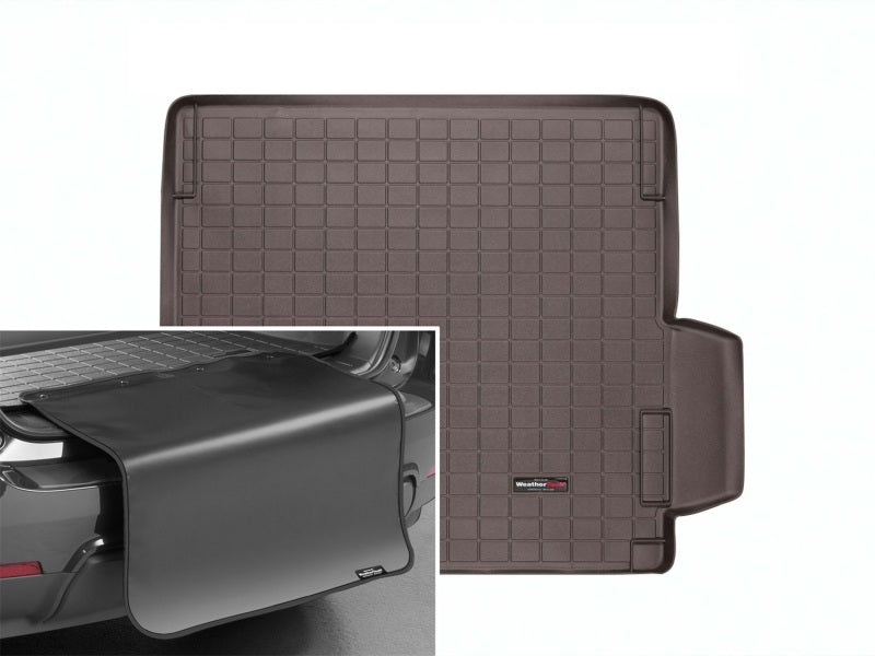 WeatherTech 2013+ Land Rover Range Rover Cargo Liners With Bumper Protector - Cocoa