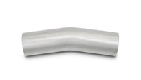 Vibrant 4in OD T304 SS 15 Deg Mandrel Bend 5in Leg Length (6in Centerline Radius)