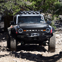 Superwinch 10000 LBS 12V DC 3/8in x 54ft Synthetic Rope Scorpion 10000SR Winch - Black Powdercoat