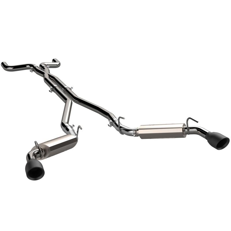 QTP 2014-2015 Chevrolet Camaro SS 6.2L QTP AR3 Cat Back Black Tips