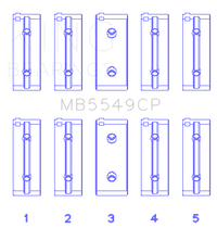 King Engine Bearings 83-95 Fiat Regata 85 Main Bearing - Set of 10