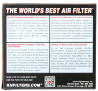 K&N Filter Universal Rubber Filter Oval Tapered 4in Base O/S L x 3.5in Top O/S L x 2.75in H