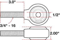 SPC Performance xAxis Rod End Ball Joint
