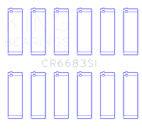 King Engine Bearings Chevrolet 262 (Od+.002in) (Size +0.50mm) Connecting Rod Bearing Set