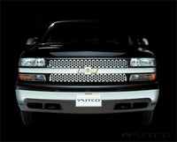 Putco 01-02 Chevrolet Silverado LD Punch Stainless Steel Grilles