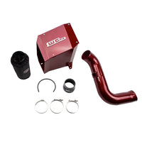 Wehrli 2004.5-2005 LLY Duramax 4in Intake Kit with Air Box - Red