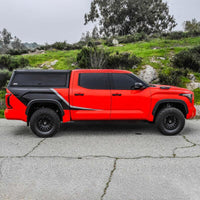 Westin EXP Truck Cap COMPLETE KIT A + B (22-25 Toyota Tundra CC 5.5ft. Bed) - Black