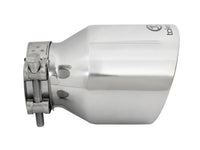 aFe Takeda Universal Exhaust Tip 2-1/2 IN Inlet x 4 IN Outlet x 6 IN L- Polished