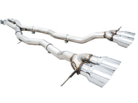 AWE Tuning Track Edition Cat-Back Exhaust for BMW G8X M3/M4 - Chrome Silver Tips