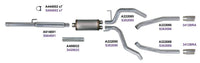 Diamond Eye KIT 3in Catback DUAL SS: DODGE 1500 2009-12 HEMI