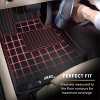 3D MAXpider 22-23 Lucid Air Kagu Floor Mat- Black R1 R2