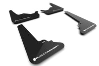 Rally Armor 21-26 Tesla Model S / S Plaid Black UR Mud Flap w/White Logo