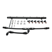 DeatschWerks Fuel Rail for BMW M2/M3/M4/X3M S58 Factory Manifold w/ Plumbing and 1000cc Injectors