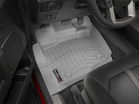 WeatherTech 2015+ Ford F-150 (Fits SuperCrew and SuperCab Dual Floor Posts) Front FloorLiner - Grey
