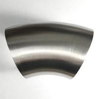 Stainless Bros 1.625in Inconel 625 45 Deg Mandrel Bend Elbow 1.5D - .047in Wall - No Leg