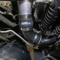 Wehrli 06-10 GM Duramax LBZ/LMM Intercooler Outlet Elbow Kit - Cat Yellow