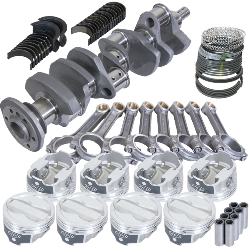 Eagle Chevy 350 3.750in Crank 6.000in I-Beam Rods -18cc 4.030in Pistons Rotating Assembly