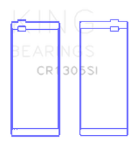 King 03-15 Dodge Cummins Diesel 5.9L L6 (Size 0.5) Cracked Rod Bearing (Must Order 6 for Set)