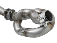 aFe POWER Twisted Steel Y-Pipe w/ Loop Relocation Pipe 12-18 Jeep Wrangler (JK) V6 3.6L