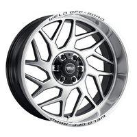 Weld Fulcrum 20x12 / 8x180 / 4.75 BS / 124.3 HB - Gloss Black Machined - Non-BL Wheel