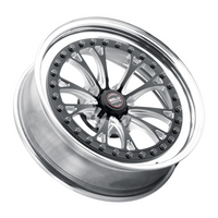 Weld Vitesse 17x5 / 5x112 / 2.2 BS / 3.18 HB - Black Center - Polished Shell - Non-BL Wheel