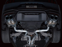 AWE 2024 Ford Mustang GT Fastback S650 RWD SwitchPath Cat-Back Exhaust w/ Quad Chrome Silver Tips