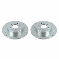 Power Stop 17-18 Mercedes-Benz C300 Rear Evolution Drilled & Slotted Rotors - Pair