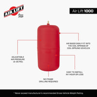Air Lift 1000 Universal 4in/5in Air Spring Kit