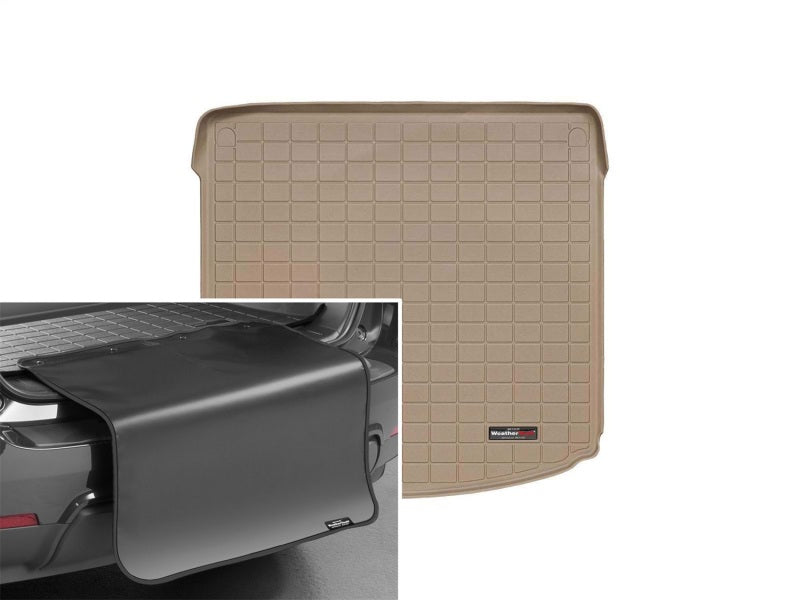 WeatherTech 08-15 Chevrolet Captiva Cargo Liners w/ Bumper Protector - Tan