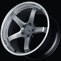 Advan GT for Porsche 21x9.5 / +26 Offset / 5x112 / 66.5mm Bore / Machining and Hyper Platinum Black