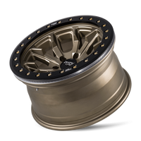 Dirty Life 9303 DT-1 17x9 / 6x139.7 BP / -12mm Offset / 106mm Hub Satin Gold Wheel - Beadlock