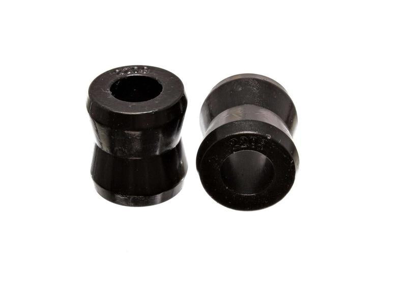 Energy Suspension Universal Black Shock Bushing Set - Fits Std Straight Eyes 5/8in ID x 1-1/8in OD