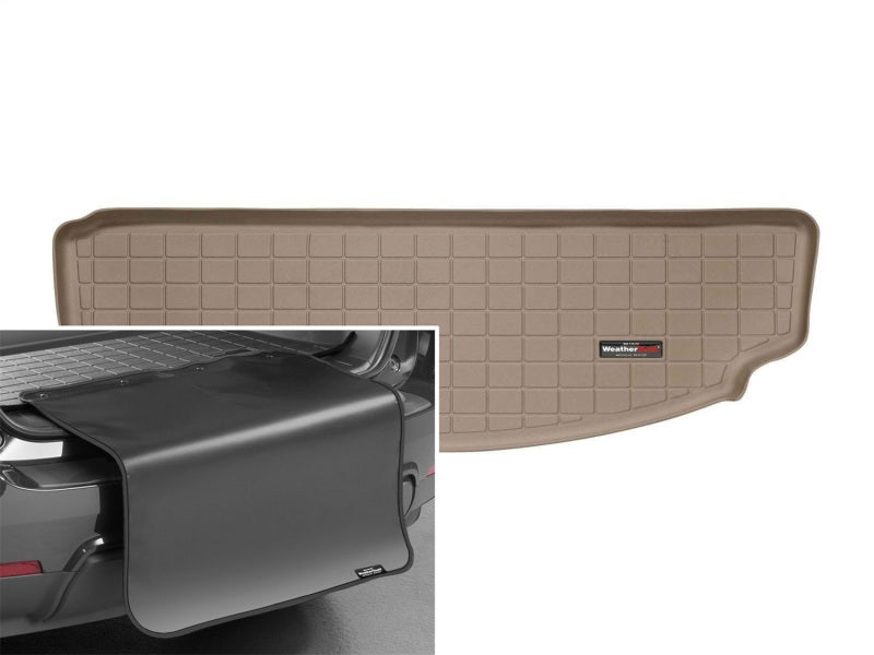WeatherTech 07-13 Acura MDX Cargo Liners w/ Bumper Protector - Tan