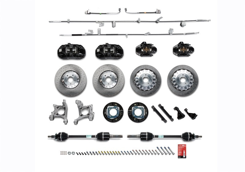Ford Racing 15-21 Mustang GT/ 2.3L EcoBoost GT350R Brake Upgrade Kit - Black