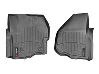 WeatherTech 14+ Ford F-250/350/450/550 SuperCrew w/ LHS Footrest Front FloorLiner - Black