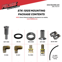FASS Fuel Systems Diesel Fuel Bulkhead and Viton Suction Tube Kit (Complete Kit) STK-1005