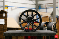 Vossen HF6-4 - 24x10 - ET3 - 6x139.7 - 78.1 - Deep - GB - Gloss Black Wheel