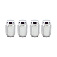 McGard Hex Lug Nut (Cone Seat) 7/16-20 / 13/16 Hex / 1.5in. Length (4-Pack) - Chrome
