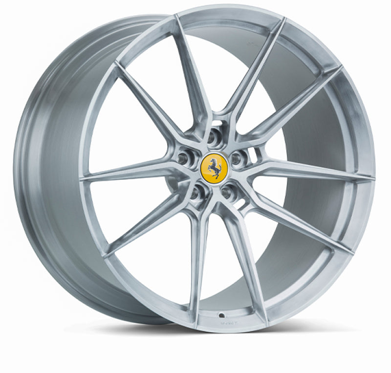 Vossen x Novitec NF9 21x12in - 5x114.3 BP - ET20 - Brushed Gloss Clear Ferrari SF90 Rear Wheel