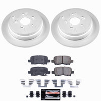 Power Stop 02-04 Honda Odyssey Rear Z23 Coated Brake Kit