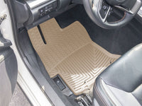 WeatherTech 18-23 Subaru Crosstrek 1st Row Front All-Weather Floor Mats - Tan