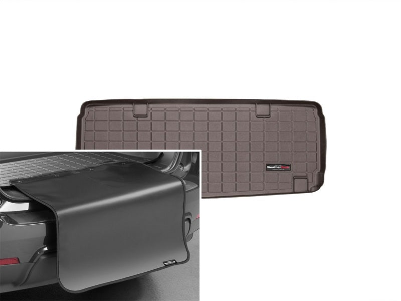 WeatherTech 2013-2016 / 2017+ Mercedes-Benz GL-Class / GLS-Class Cargo Liners w/ Bumper Prot - Cocoa